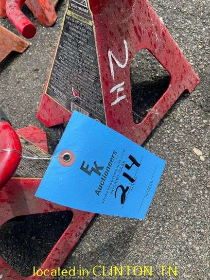 (QTY2) 6TON JACK STANDS