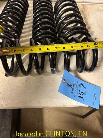 (4) COIL SPRINGS-SEE IMAGES FOR SIZES