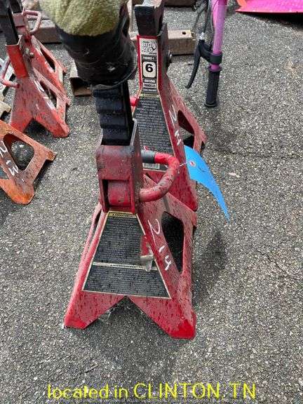 (QTY2) 6TON JACK STANDS