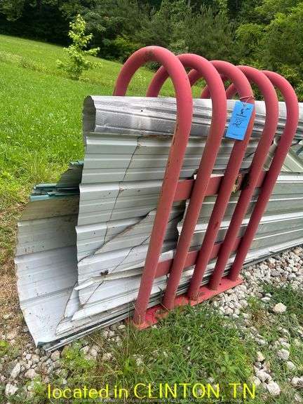 (2) TIRE SAFETY CAGES--METAL IN PHOTO NOT INCLUDED