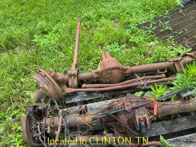 (4) REAR END AXLES