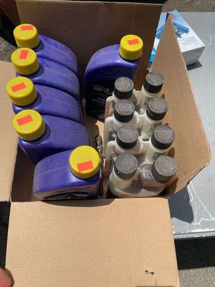(6) ROYAL PURPLE BREAK IN OIL & (4) LEAD SUBSTITUTE GAS ADDITIVE