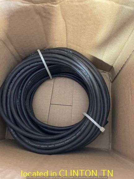 APPROX  TOUGH FLEX WELING CABLE WITH HOOD