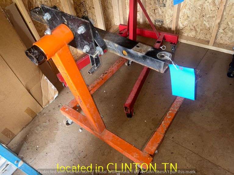 ENGINE STAND-ORANGE