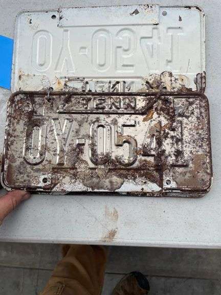 (5) TN LICENSE PLATES