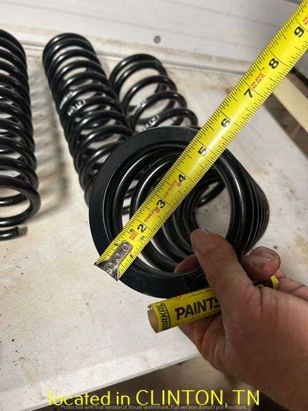 (4) COIL SPRINGS-SEE IMAGES FOR SIZES