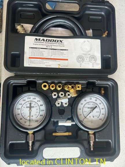 MADDOX SUPERIOR AUTOMOTIVE ENGINE AND TRANSMISSION OIL PRESSURE KIT-APPEARS TO BE UNUSED