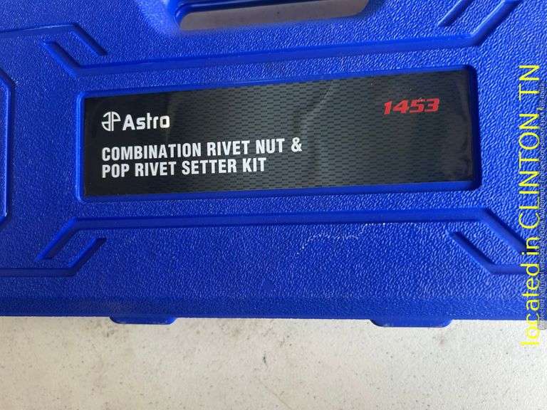 ASTRO COMBINATION RIVET NUT AND POP RIVET SETTER KIT-APPREARS TO BE UNUSED