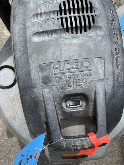 RIDGID SHOP VAC-UNTESTED, OPERATION UNKNOWN