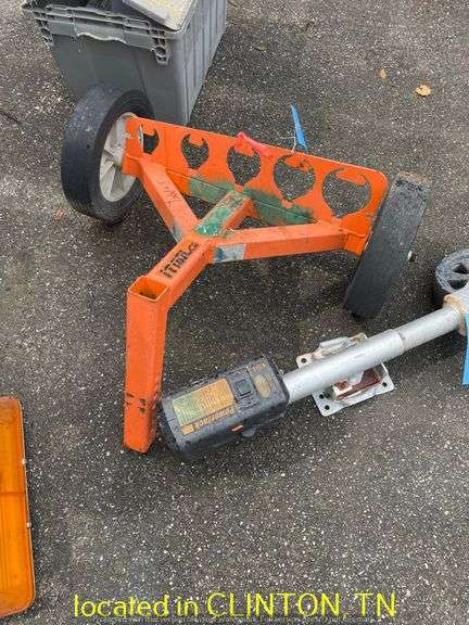 DOLLY WHEEL AND ELECTRIC TRAILER JACK-UNTESTED, OPERATION UNKNOWN