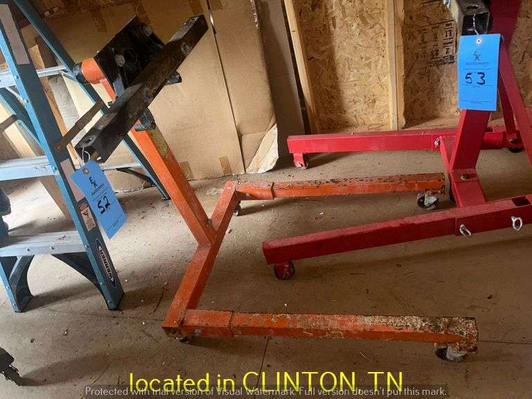 ENGINE STAND-ORANGE