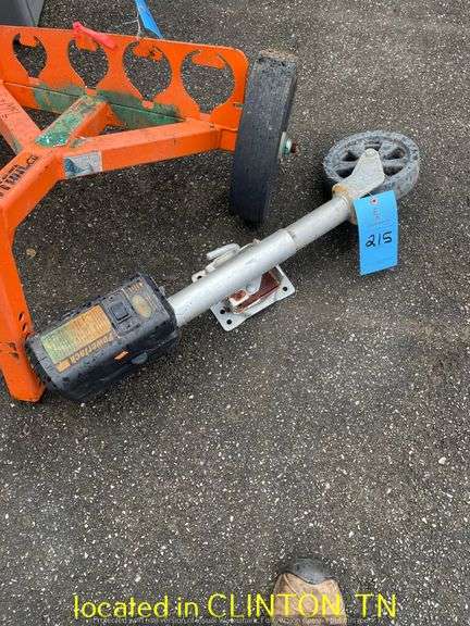 DOLLY WHEEL AND ELECTRIC TRAILER JACK-UNTESTED, OPERATION UNKNOWN