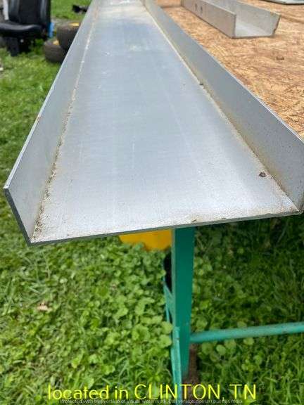 (2) PCS ALUMINUM CHANNEL--6'X8" ABD 4"X31"