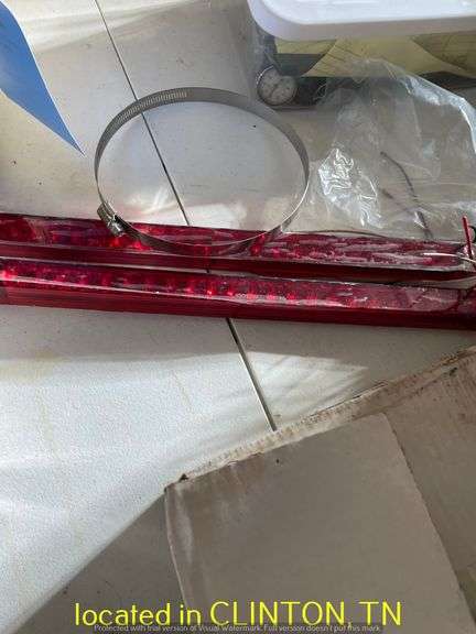 LED LIGHTS/MIRROR BRACKETS/SPOT LIGHT/EXHAUST WRAP/RED& YELLOE ROUND TRAILER LIGHTS