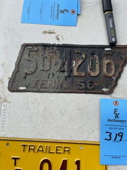 TN 56 LICENSE PLATE