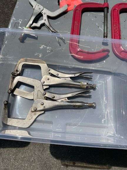 HUSKEY C CLAMPS VISE GRIP STYLE