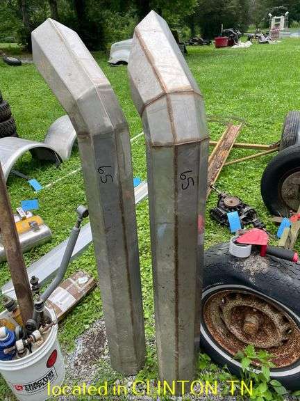 (2) 5'X7" STAINLESS EXHAUST STACKS