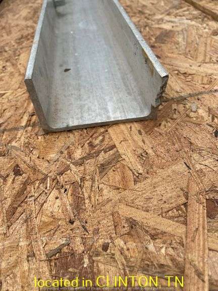 (2) PCS ALUMINUM CHANNEL--6'X8" ABD 4"X31"