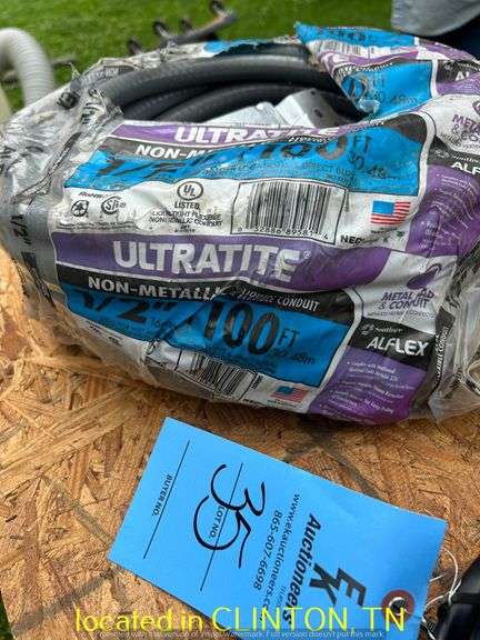 PARTIAL ROLL HIGH SPEED 2 AWG WIRE/METAL CONDUIT/ LIGHT WEIGHT PLASTIC CONDUIT