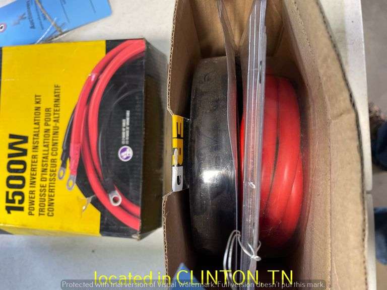 (2) POWER DRIVE 1500WATT POWER INVERTER INSTALLATION KIT