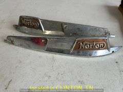 NORTON MOTORCYCLE NAME BADGES