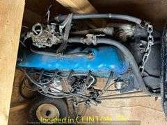 FORD INLINE 6 300 MOTOR WITH TRANSMISSION AND WIRING HARNESS-OPERATION UNKNOWN