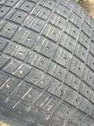 (2) HOOSIER 105-16.0-15 DIRT SLICKS WITH RIMS