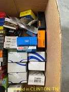 BOX BEARINGS, U JOINTS, SPARK PLUGS-MOST APPEAR TO BE UNUSED