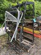 Steel rack with miscellaneous metal