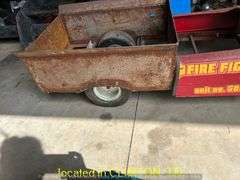FIRE TRUCK PEDAL CAR