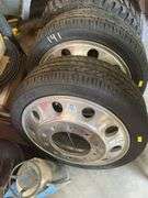 (2) 265/40R22 TIRES & 22.5 ALCOA ALUMINUM 10LUG WHEELS