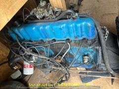 FORD INLINE 6 300 MOTOR WITH TRANSMISSION AND WIRING HARNESS-OPERATION UNKNOWN