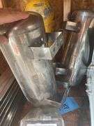 (2) STAINLESS AIR TANKS AND (1) SCUBA TANK