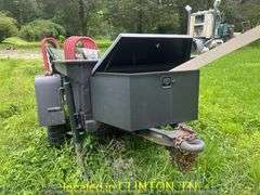 SINGLE AXLE 5LUG PINTLE HITCH TRAILER WITH SIDES