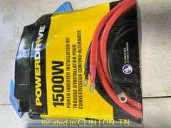 (2) POWER DRIVE 1500WATT POWER INVERTER INSTALLATION KIT