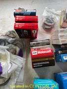BOX BEARINGS, U JOINTS, SPARK PLUGS-MOST APPEAR TO BE UNUSED