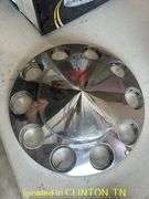 FRONT AXLE WHEEL COVERS-CHROME PLASTIC