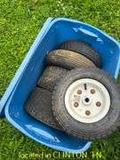 (5) ASST TIRES WITH RIMS