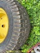 20X10.00X8 TIRE WITH RIM & (2) 23-9.50-12 WITRE WITH RIMS