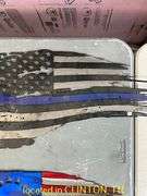 (2) AMERICAN FLAG CNC CUT 23"X13" WALL DÉCOR