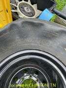 (2) HOOSIER 105/16.0-15 DIRT SLICKS WITH 8LUG RIMS
