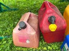 (3) PLASTIC FUEL JUGS