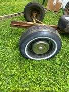 MOTORCYCLE TRAILER WITH SPARE TIRE
