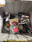 LED LIGHTS/MIRROR BRACKETS/SPOT LIGHT/EXHAUST WRAP/RED& YELLOE ROUND TRAILER LIGHTS