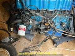 FORD INLINE 6 300 MOTOR WITH TRANSMISSION AND WIRING HARNESS-OPERATION UNKNOWN