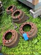 (4) 16.6-20 10LUG BRAKE HUBS