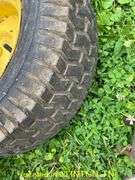 20X10.00X8 TIRE WITH RIM & (2) 23-9.50-12 WITRE WITH RIMS