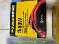 (2) POWER DRIVE 1500WATT POWER INVERTER INSTALLATION KIT