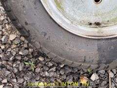 (2) 205/65-10 MOWER TIRES WITH RIMS