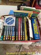 ASSORTED MANUAL/MAGAZINES/ IN COLEMAN COOLER